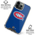 NHL Montreal Canadiens Solid Background iPhone 16 Pro Clear Case